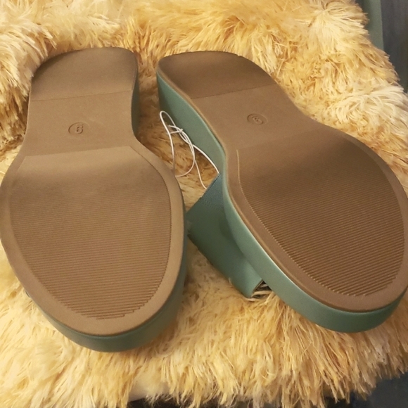 A New Day Carlita Wedge Heels - Blue Size 9 - Picture 4 of 5